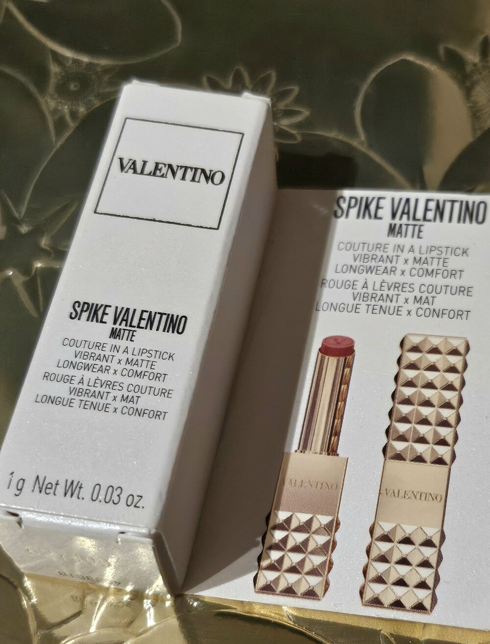 Valentino Spike Mini Lipstick 100R Nude